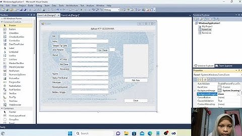 Cara Membuat Aplikasi KTP SEDERHANA Menggunakan Visual Studio 2010