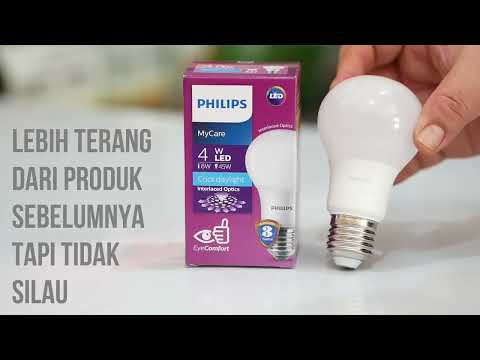 UNBOXING LAMPU LED PHILIPS my care 4 watt. 