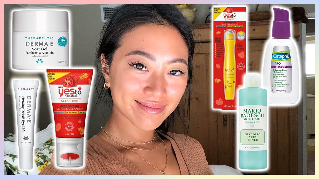 cheap skincare routine for acne