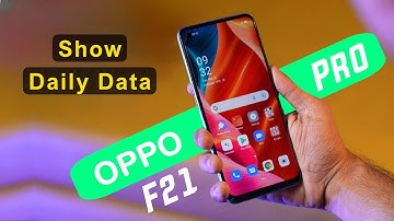 Oppo F21 Pro: How to Show Daily Data Usage | Oppo F21 Pro Daily Data Usage Settings