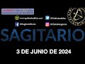 Horóscopo Diario - Sagitario - 3 de Junio de 2024.
