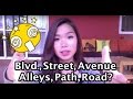 ep71. 영어의 도로명칭 road, street, avenue, path, alley의 개념정리! :)