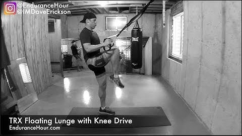 How To Demo: TRX Floating Lunge with Knee Drive with Dave Erickson