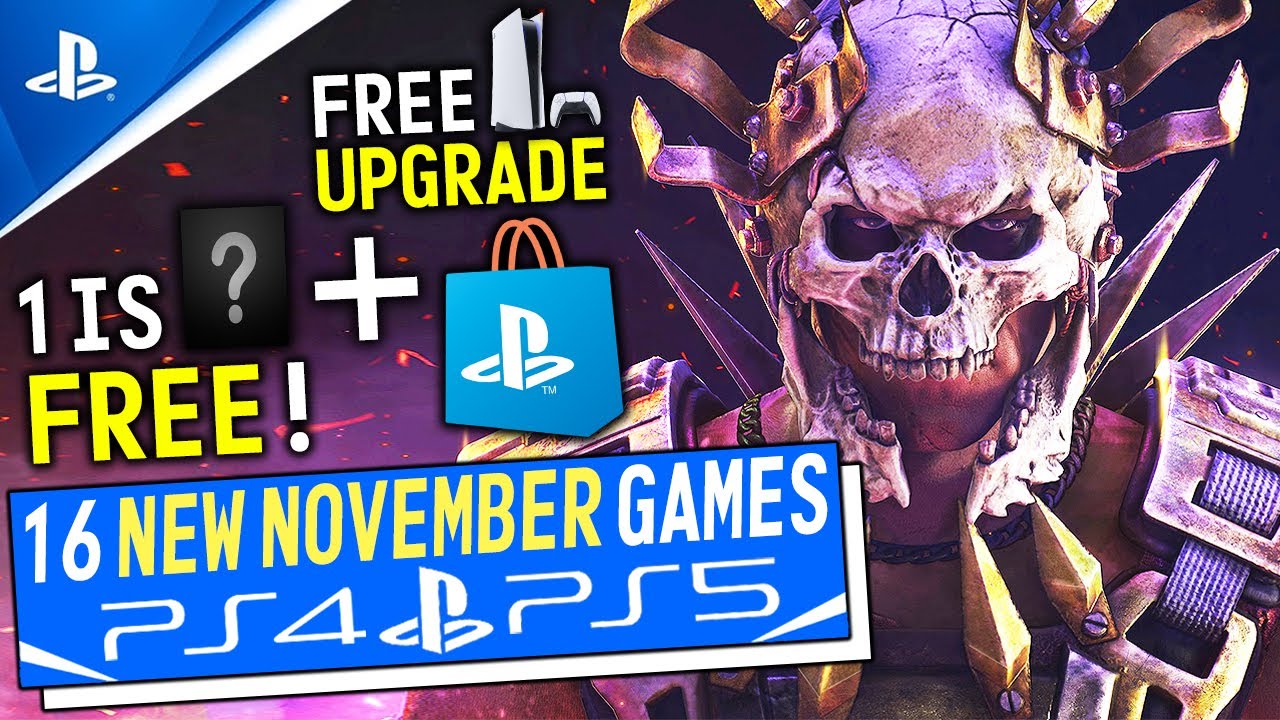 16 BIG NEW November PS4/PS5 New FREE Game, PS5 Upgrade + More! (New Games - YouTube