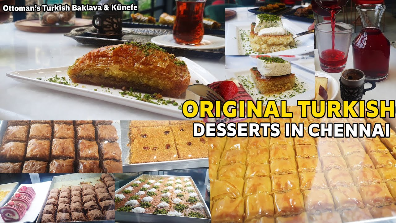 Ottoman’s Turkish Baklava & Künefe ft.Clueless Tamil Chennai Food Tour