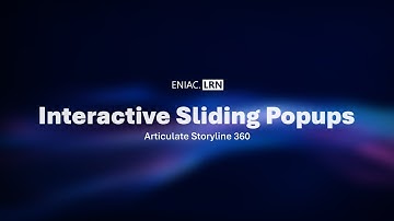 Interactive Sliding Popups in Articulate Storyline 360—Part-1