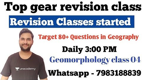 NTA UGC NET 2021 | Revision Class 4 | Geomorphology Revision Class 4 | By Ankit Sir | Daily 3:00PM