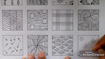 20 EASY DOODLE PATTERNS TUTORIAL (PART-2)