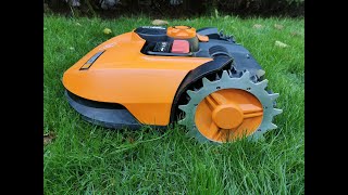 Installation video for Yardforce wheel spikes and track extension / robotic lawnmower spike kit