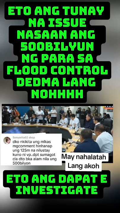 Flood control Issue #fyp #foryou #everyone #trending #bbm #marcos #floodcontrol