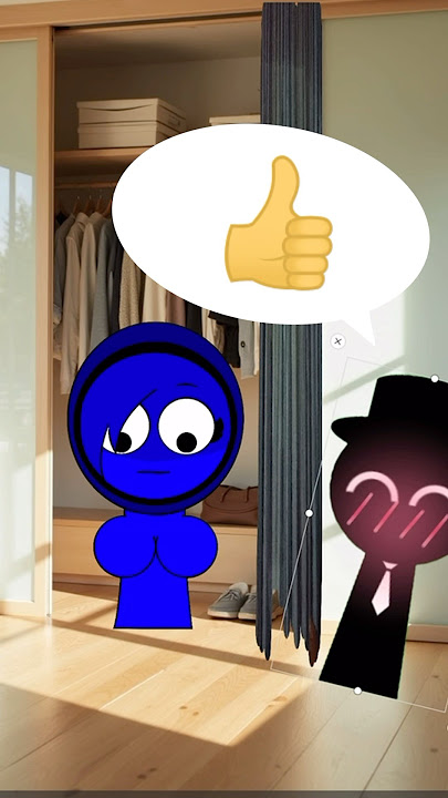 POV Jevin forgets her clothes 😳 | Black X Jevin | Jevin X Black | Incredibox Sprunki