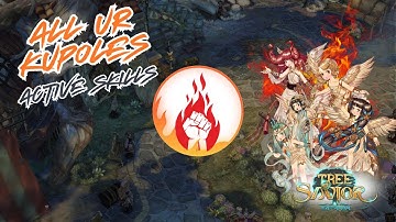 [Tree Of Savior] [Patch lv 510] All UR Kupoles Active Skills