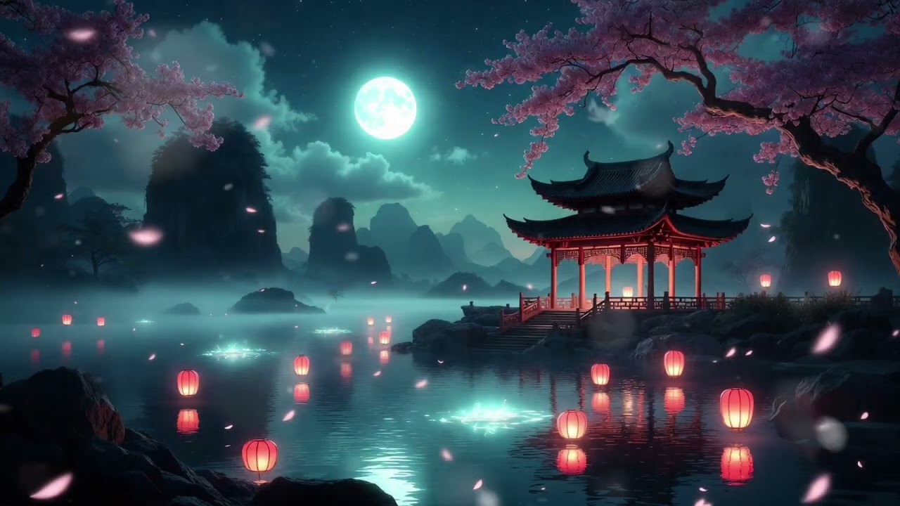 Peaceful Guzheng, Flute & Strings Ambience| 秋山暮色