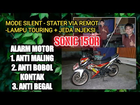 Pemasangan alarm motor