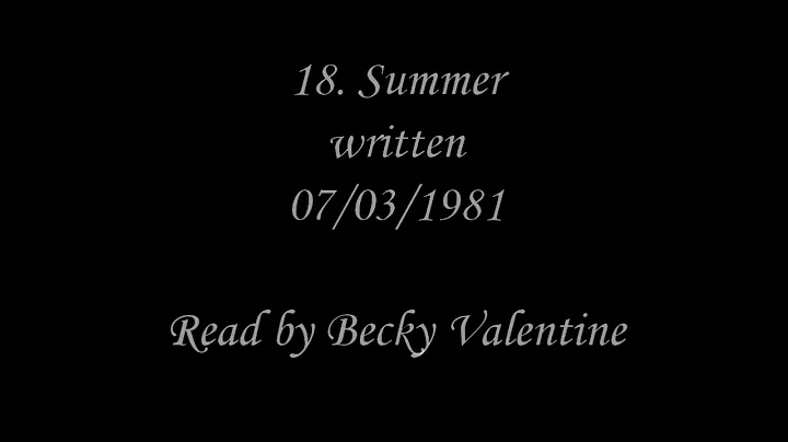 18  Summer