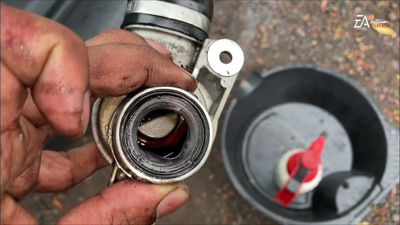 MAF sensor cleaning and replacing PCV valve on Mercedes Benz ML 350