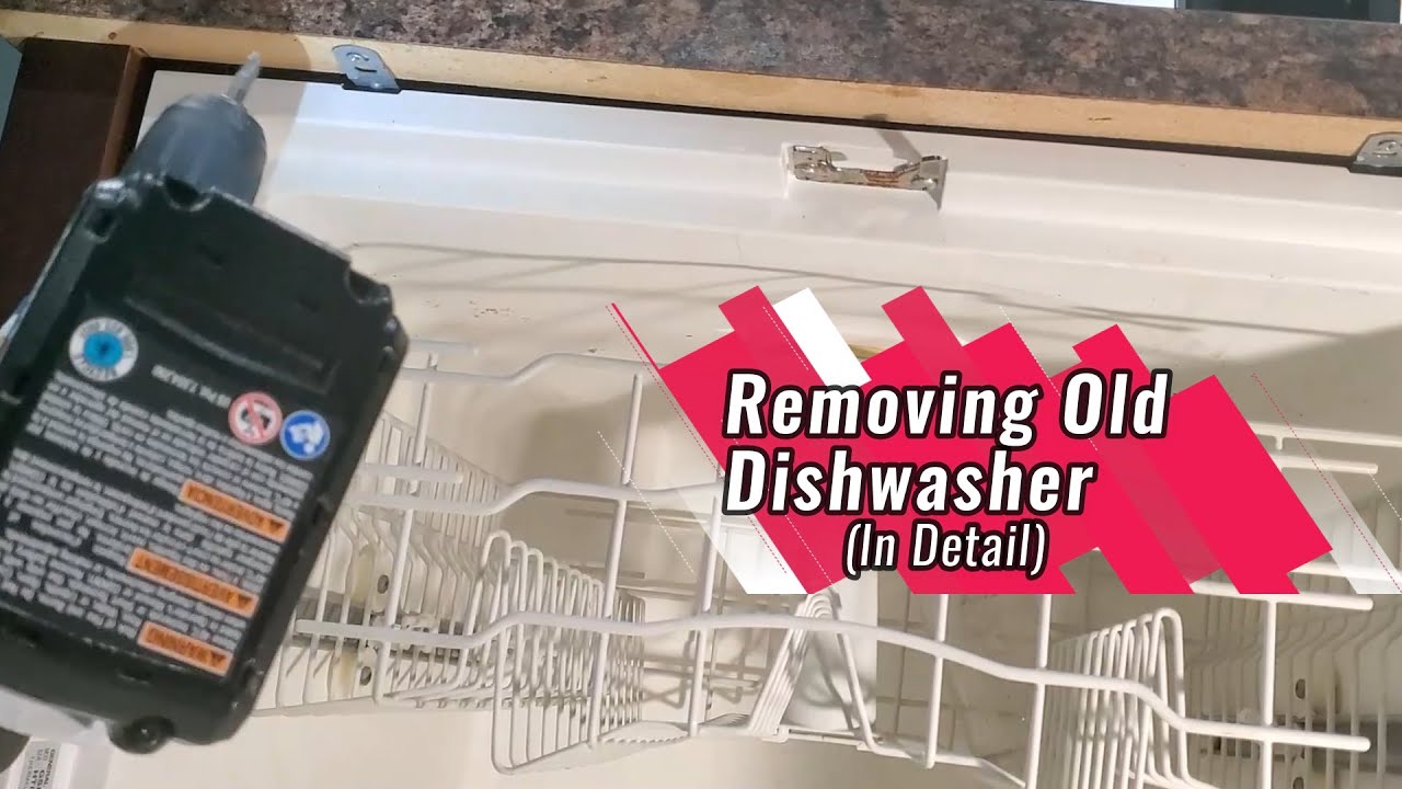 How to remove old Dish Washer/Replacing GE dish washer YouTube