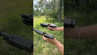 Akimbo 40 cal Glock #glockmilsim #airsoft #shorts #dualwield #akimbo #magdump #glocky #paintball