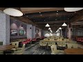 Bistro restaurant interior 3d animation by pacificommultimediacom