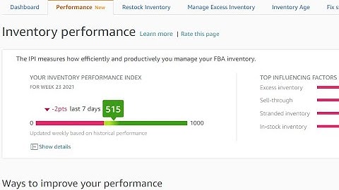 Amazon IPI score - how to keep your Amazon IPI score higher