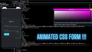 Web Design: HTML & CSS Login Form Animation Part 2