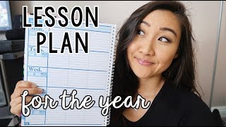 How to Lesson Plan for the School Year