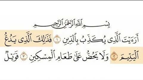 سورة الماعون الشيخ هزاع البلوشي                 Sourate Almauoon