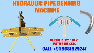 Hydraulic Pipe Bending Machine 22mm To 60mm