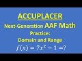 ACCUPLACER Next-Generation Advance Algebra and Functions (AAF) Math Practice Functions