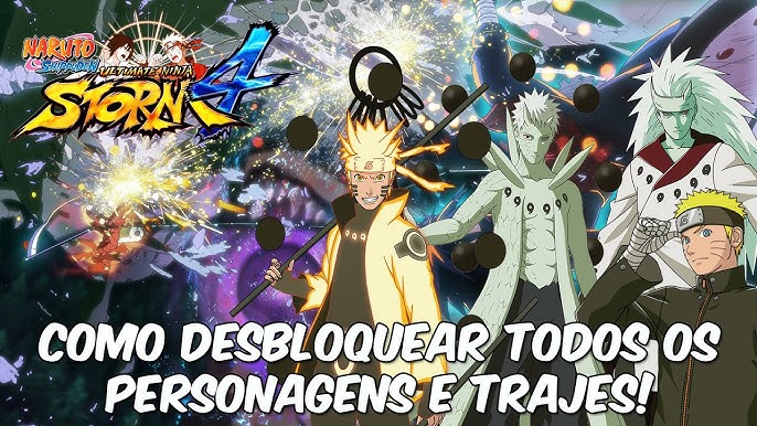 Como habilitar roupas dos personagens de Naruto Ultimate Ninja Storm 4