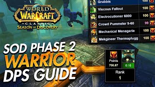 Warrior DPS Guide for Season of Discovery Phase 2