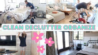 CLEAN DECLUTTER ORGANIZE || CLEANING MOTIVATION || AT HOME WITH JILL