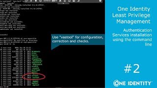 One Identity Authentication Services | Least Privilege Management #2 | Command Line Installation