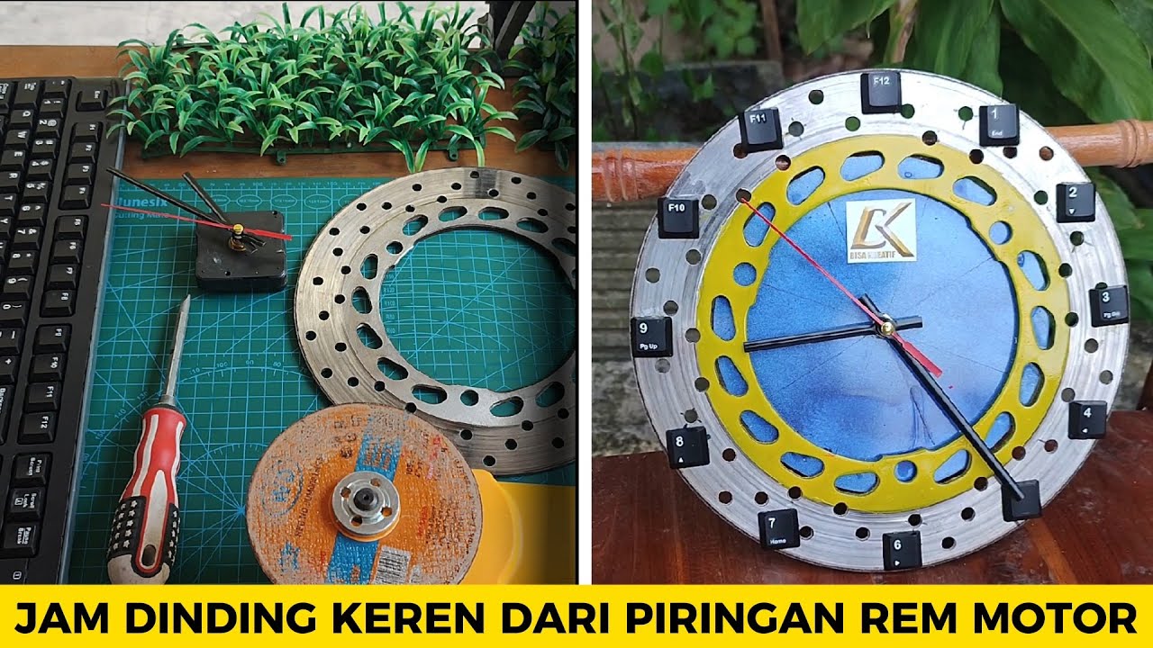 Menghidupkan Kembali Piringan Hitam Bekas menjadi Jam Dinding Vintage