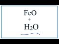 Properties and Reactions of Iron II Oxide