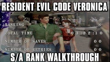 Resident Evil Code Veronica S/A Rank Walkthrough
