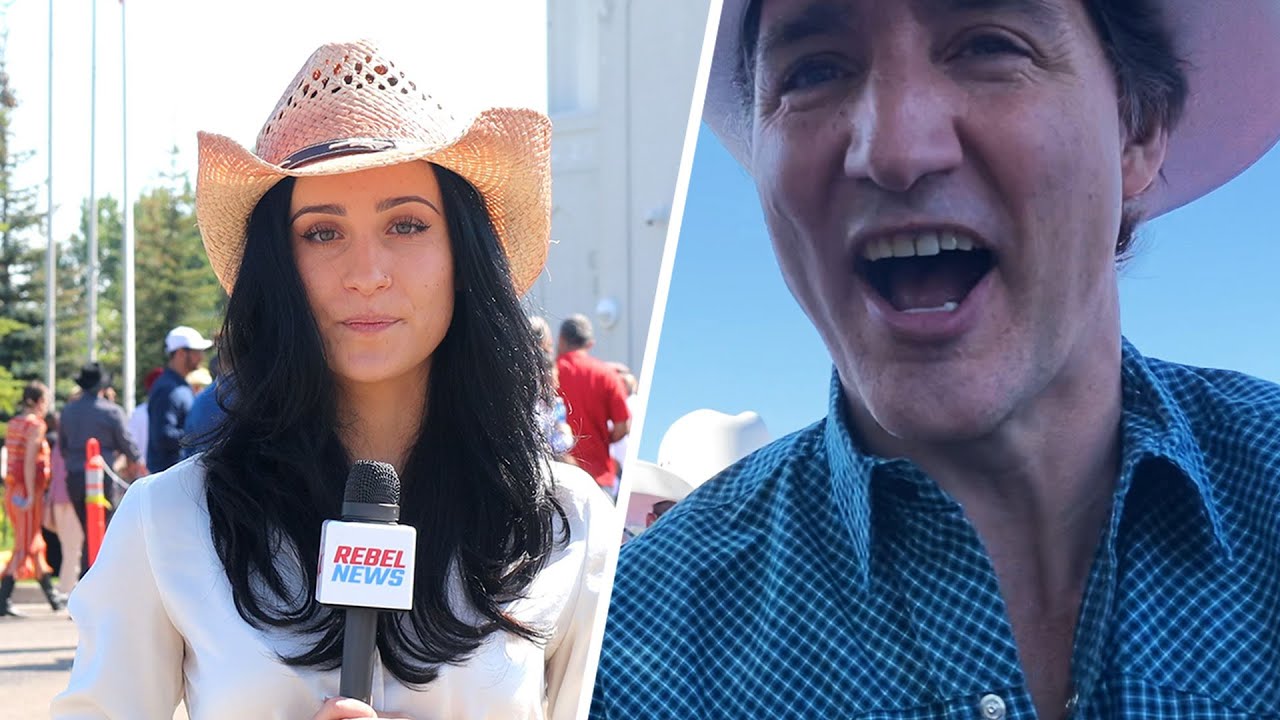 Trudeau dodges questions at Stampede Breakfast in Calgary