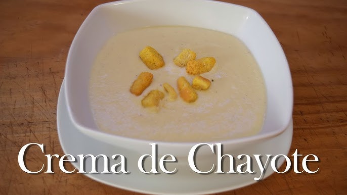 Crema de chayote y  RecetasdeLuzMa - YouTube