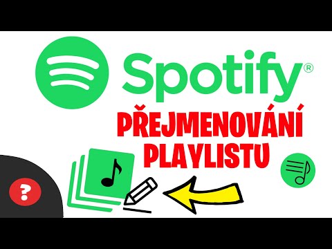 Jak PŘEJMENOVAT PLAYLIST na SPOTIFY | Návod | Spotify  / MOBIL