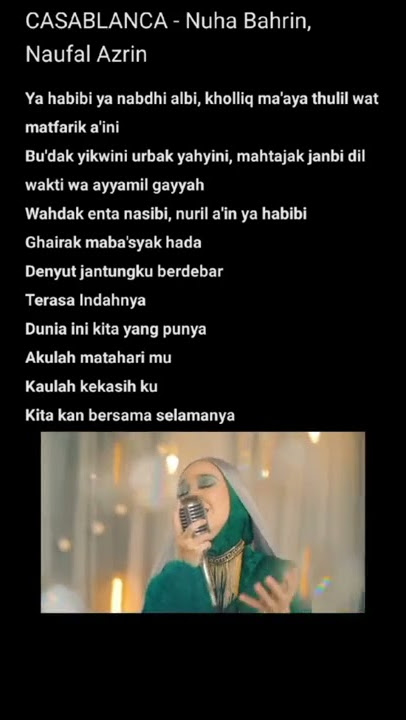 CASABLANCA -(nuha bahrin-naufal azrin)