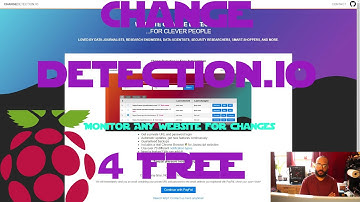 Mobitor web page Changes with Python, Changedetection.io