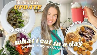 VLOG! what i eat in a day | break up & car camping again?