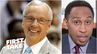 Stephen A. reacts to UNC head coach Roy Williams retiring | First Take