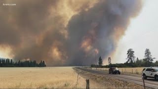Ford Corkscrew Fire in Stevens County prompts immediate evacuations