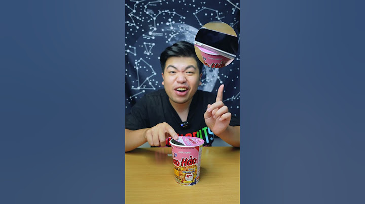 Trick ăn mì ly sao cho chuẩn sách giáo khoa mà các bạn cần phải biết??? #shorts