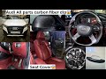 Audi Modification Carbon Fiber Dip Interior Exterior😱 | Seat Cover