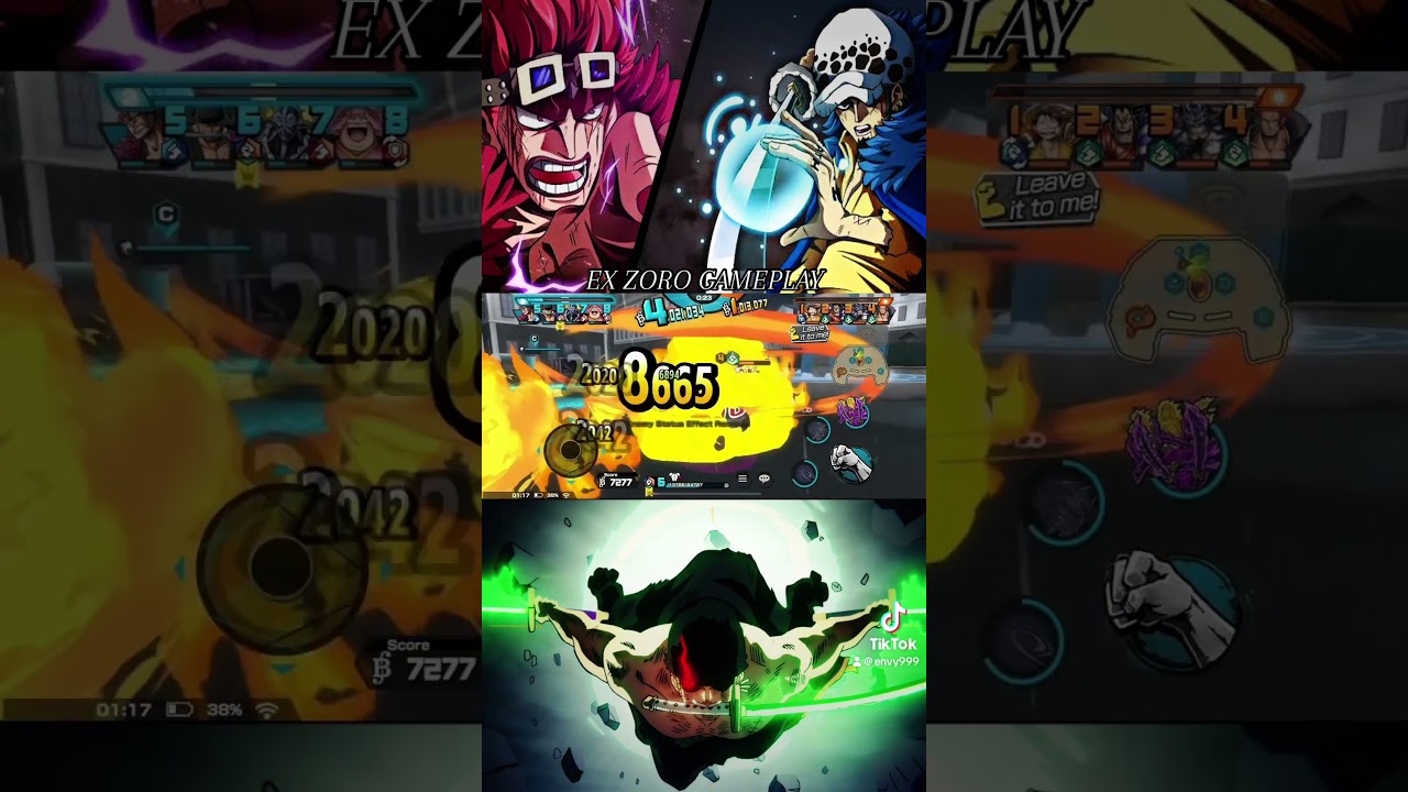 Level 100 EX Zoro Gameplay (One Piece Bounty Rush)