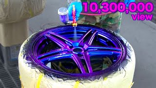 Custom painting method / Car wheel changes color / It’s Another dimension idea