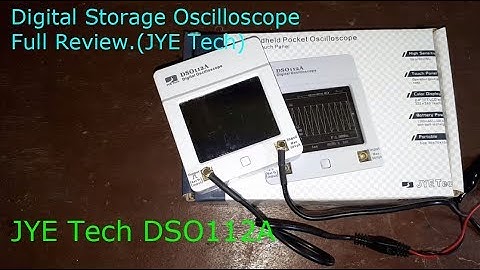 #EP-10 DSO112A oscilloscope 4MHZ Review With Signal Generator