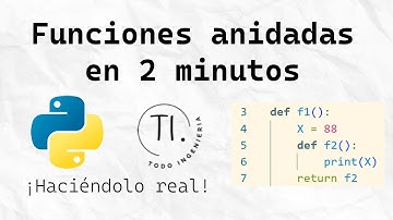 ¿Funciones anidadas? | Python